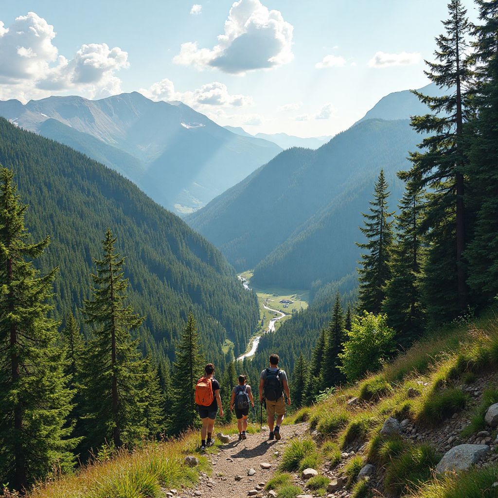 Hiking in Carpathian Mountains