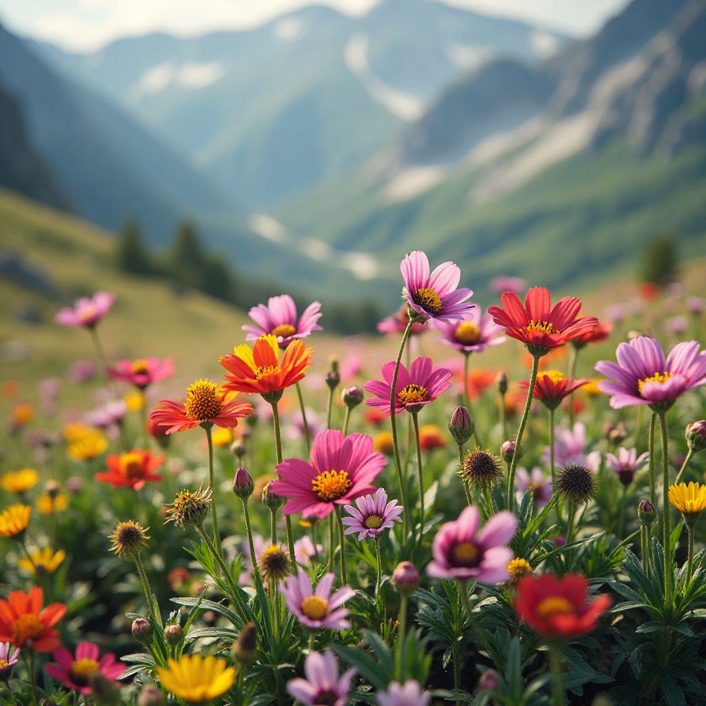 Alpine wildflowers