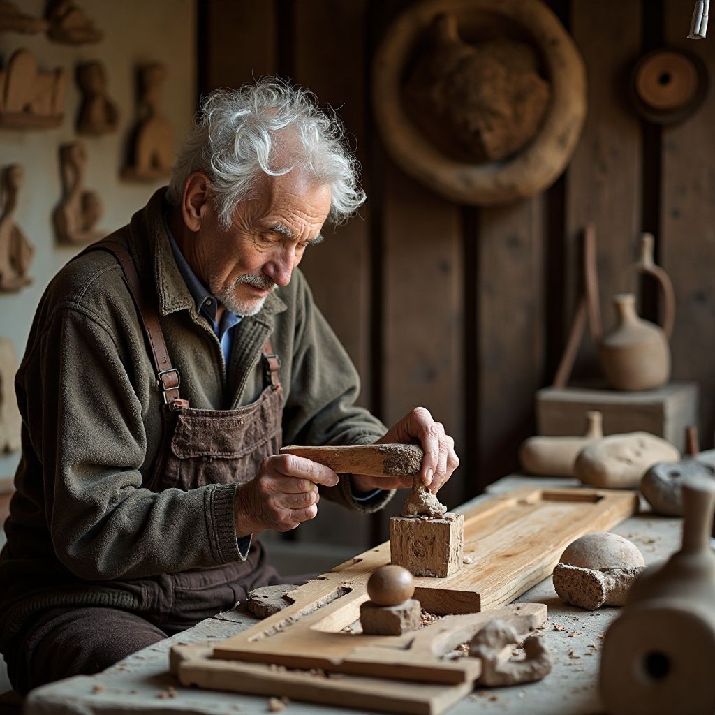 Traditional craft demonstration